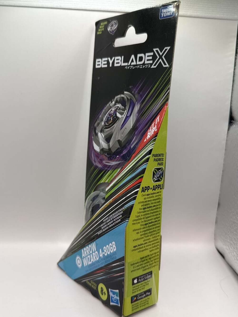 Hasbro Beyblade X Arrow Wizard 4-80GB Booster Pack Stamina Type Top - Picture 3 of 7